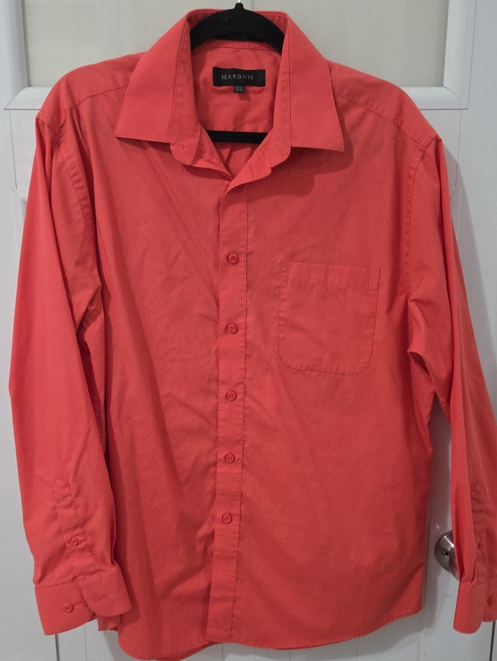 Marquise Men’s Coral Button-Up Dress Shirt